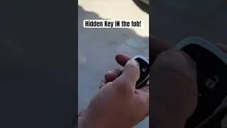 Hidden Key in the Fob! #hiddenkey #chevy #gm #ford #corvette #mustang #keyfob #dodge