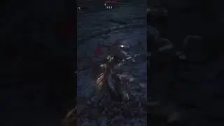 The most unfortunate whiffed attack I have ever seen! 💀 #bloodborne #bloodbornepvp #fromsoftware