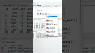 Using Case statement in MySQL database #mysql #sql #database #computerscience #shorts #short