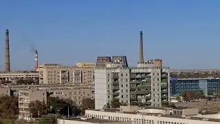 Съёмка города, С крыши