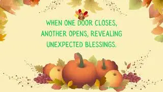 Open Doors Lead To Unexpected Blessings