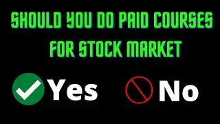 Should you do Paid Course on stock market? Paid Courses | Stock Market | funfinancein |