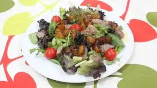 ENSALADA DE PRESA IBÉRICA!!!!  Una ensalada con mucho contraste