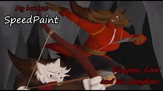 [SpeedPaint] Vampire lord and his daughter