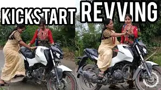 Mummy ne bike revving & kickstart kiya || 3dsr rider vlogs