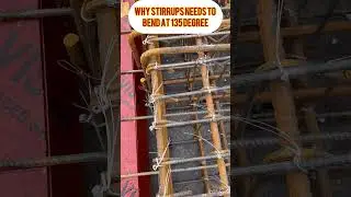 Why Stirrups to bend at 135 degree?