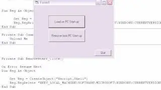 VB6  Run on computer start up