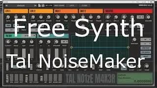 Free Synth - Tal Noisemaker Vsti  -  No Talking