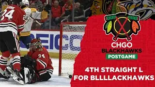 New-Look Chicago Blackhawks Fall to Predators for 4th-Straight Loss | CHGO Blackhawks Podcast