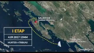 Prezentacja trasy X Regatta Build Cup - Chorwacja 2017