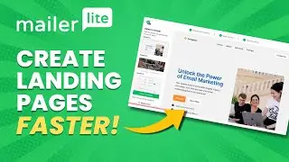 Create Landing Pages in Seconds with MailerLite's AI Page Builder!