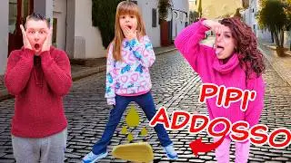 AURORA SI FA LA PIPI ADDOSSO! SCHERZO A PAPA' CAPITAN DAD E A MAMMA GIO'! #capitandadeaurora
