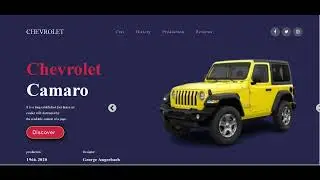 Car Front End Website   #website