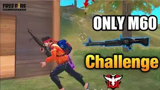 M60 Only Challenge In Solo vs solo 🔥 Red Numbers Dominating Pro Players 🤯 Free Fire