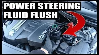 BMW Power Steering Flush & Reservoir Replacement