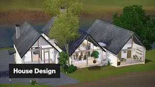 Tri-Gable Modern House • The Sims 3 House Design [Speed Build]