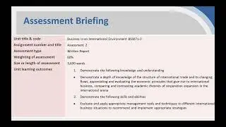 BSS071-3 A2 Assessment Task