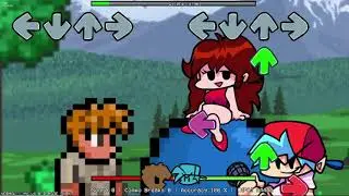 The FNF TERRARIA MOD | 2nd Song Showcase | Literally Hell