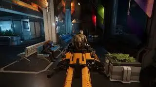 Star Citizen Alpha 3.0 - Dragonfly Inside Port Olisar Strut B