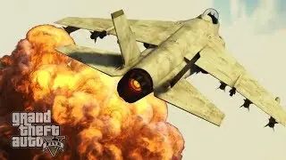 GTA V Stealing Jets | Destruction | Chaos
