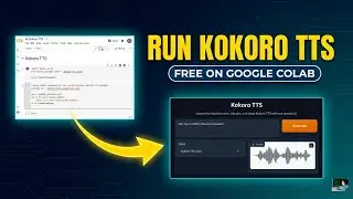 How to Run Kokoro TTS on Google Colab Free T4 GPU Tutorial