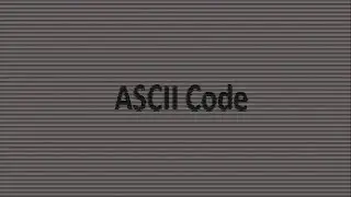This video is made with ASCII Code