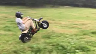 Mini Bike Madness | Straight Pipe Backfires + Wheelies