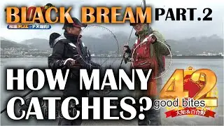 Unheard of 100 black bream challenge! Second part　On jetty　Amazing results of "JO ON NERIE"