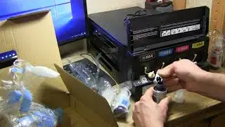 Принтер Epson первая заправка и настройка! на модели L3050