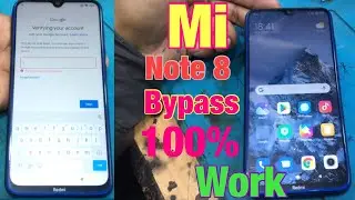 How To Bypass Mi Note 8 Google Account/Mi Note 8 Frp Unlock
