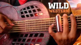 Delta blues on copper guitar (Justin Johnson)