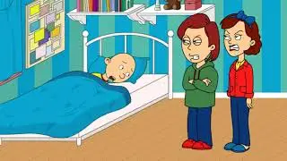 Caillou has a nightmare and gets grounded
