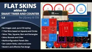 Smart Timer And Counter: Flat Skins Addon 1.0