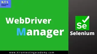 WebDriver Manager In Selenium , Executing Test with Out driver