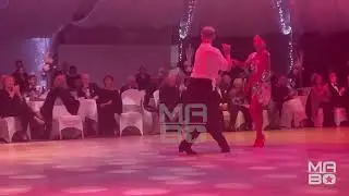 Troels and Ina cha cha cha show at the universal Dinner and dance 2023