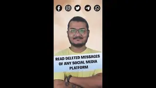 Read deleted messages of any social media platform