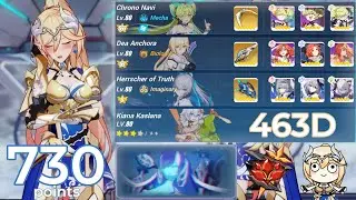 [Honkai Impact 3 SEA] EX Abyss RL 463D - Rimestar 2.0 [Fire] (730 pts) CN DA(SS2) HOTR(S0) Kiana 3*