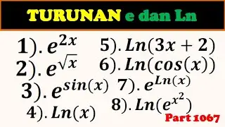Turunan fungsi eksponen dan logaritma natural