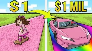 Minecraft: 1 DOLLAR CAR VS 1,000,000 DOLLAR SUPER CAR!!! Crafting Mini-Game