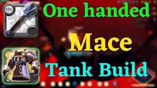 Albion online - One handed Mace Tank build in Corrupted dungeon