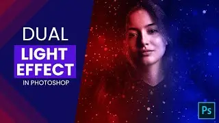 How to create dual light effect in photoshop | photoshop tutorial | Graphic Design