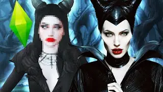 fiz a MALÉVOLA no The Sims 4