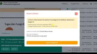 Latihan IKM - Perubahan Paradigma Pendidikan Madrasah