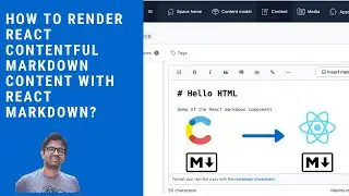How to render Contentful markdown content using React Markdown?