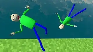 Baldi's basics ragdolls | funny jumps and falls #20