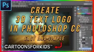 Photoshop CC 2020: 3D Text Logo