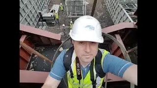 Подъем на арку Керченского моста