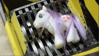 Shredding some toys #2 - Slime kids toys - Crushing toys for kids - Shredder experiment