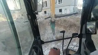 CATARPILLAR 320Gc yağmur suyu kuyusu temel kırım sohbet muhabbet