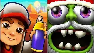 Subway Surfers Cairo 2018 VS Zombie Tsunami (Compilation)